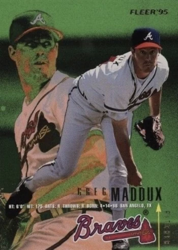 1995 Fleer #311 Greg Maddux Baseball Card