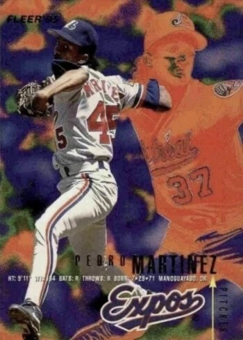 1995 Fleer #356 Pedro Martinez Baseball Card