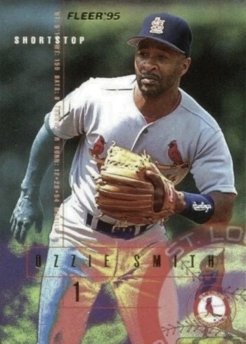 1995 Fleer #509 Ozzie Smith Baseball Card