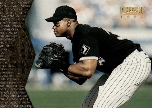 1997 Pinnacle #102 Frank Thomas Baseball Card