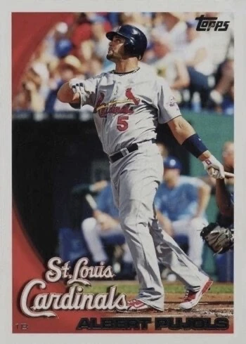 2010 Topps #100 Albert Pujols Baseball Card