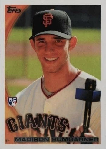 2010 Topps #105 Madison Bumgarner Rookie Card