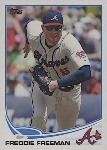 2013 Topps #105 Freddie Freeman Baseball Card