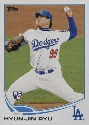 2013 Topps #661 Hyun-Jin Ryu Rookie Card