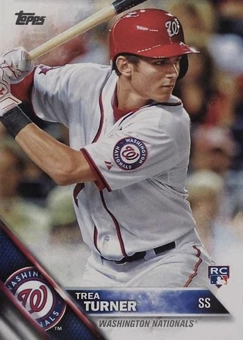 2016 Topps #103 Trea Turner Rookie Card