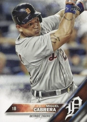 2016 Topps #250 Miguel Cabrera Baseball Card