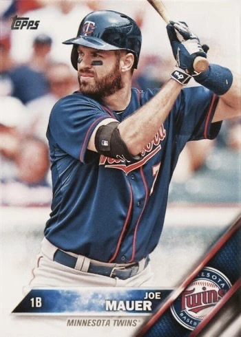 2016 Topps #286 Joe Mauer Baseball Card