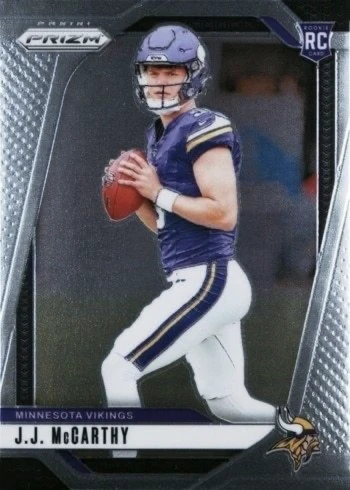 2024 Panini Prizm #400 J.J. McCarthy Rookie Card