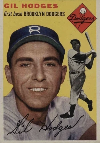 1954 Topps #102 Gil Hodges Baseball Card