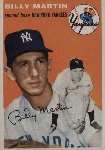 1954 Topps #13 Billy Martin Baseball Card