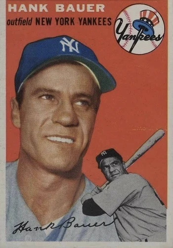 1954 Topps #130 Hank Bauer Baseball Card