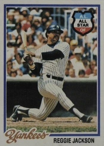1978 Topps #200 Reggie Jackson Baseball Card