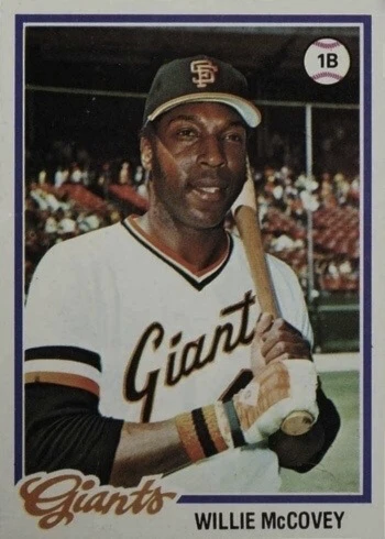 1978 Topps #34 Willie McCovey Baseball Card