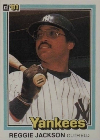 1981 Donruss #228 Reggie Jackson Baseball Card