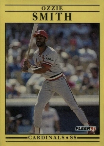 1991 Fleer #646 Ozzie Smith Baseball Card