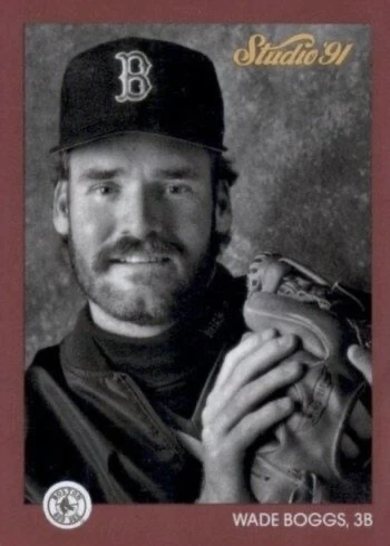 1991 Studio #11 Wade Boggs Baseball Card