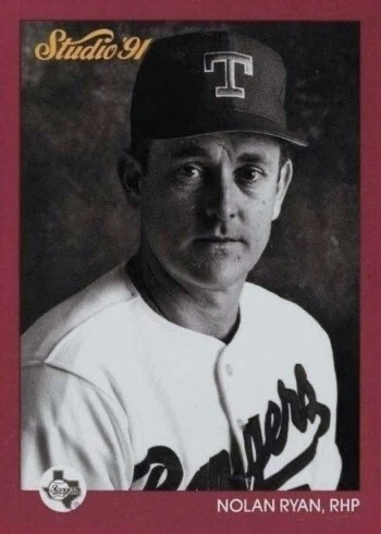 1991 Studio #128 Nolan Ryan Baseball Card