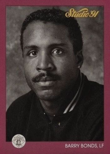 1991 Studio #222 Barry Bonds Baseball Card
