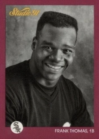 1991 Studio #40 Frank Thomas Baseball Card