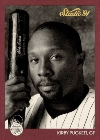 1991 Studio #90 Kirby Puckett Baseball Card