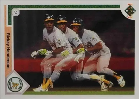 1991 Upper Deck #444 Rickey Henderson Baseball Card