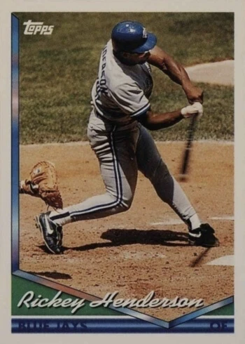 1994 Topps #248 Rickey Henderson Baseball Card