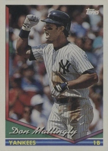 1994 Topps #600 Don Mattingly Baseball Card