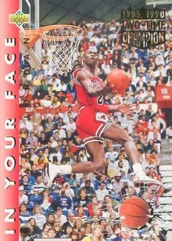 1991-1992 Upper Deck inaugural NBA MICHAEL JORDAN #44