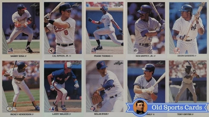 Most Valuable 1990 Leaf Baseball Cards Most Valuable 1990 Leaf Baseball Cards