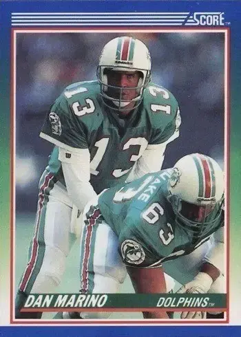 1990 Score #13 Dan Marino Football Card
