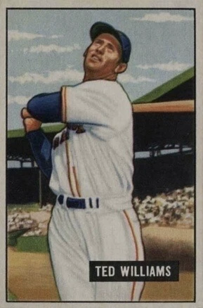 1951 Bowman #165 Ted Williams Baseball Card