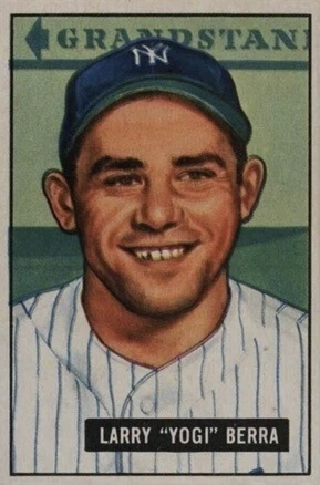 1951 Bowman #2 Yogi Berra Baseball Card