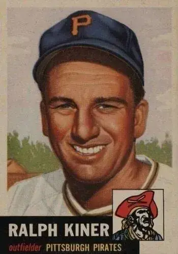 1953 Topps #191 Ralph Kiner Baseball Card