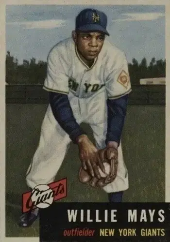 1953 Topps #244 Willie Mays Baseball Card