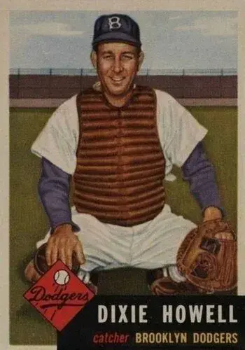 1953 Topps #255 Dixie Howell Baseball Card