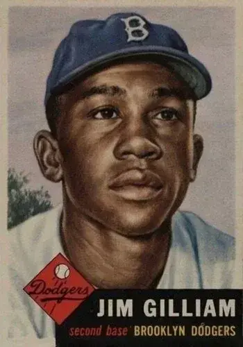 1953 Topps #258 Jim Gilliam Rookie Card