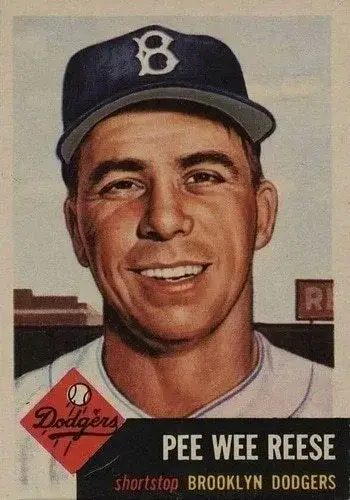 1953 Topps #76 Pee Wee Reese Baseball Card