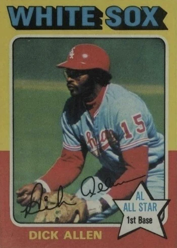 1975 Topps #400 Dick Allen Baseball Card
