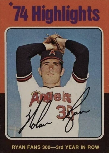 1975 Topps #5 Nolan Ryan Baseball Card