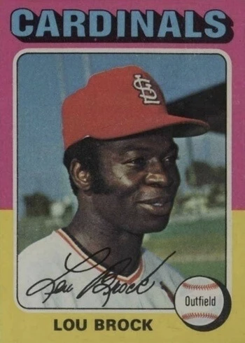 1975 Topps #540 Lou Brock Baseball Card