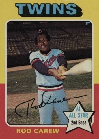 1975 Topps #600 Rod Carew Baseball Card