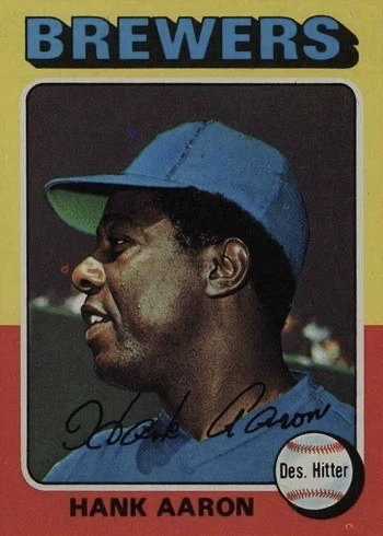 1975 Topps #660 Hank Aaron Baseball Card