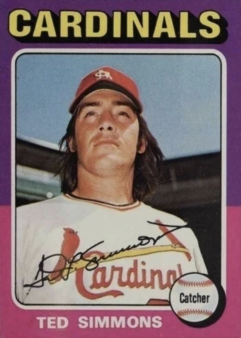 1975 Topps #75 Ted Simmons Baseball Card