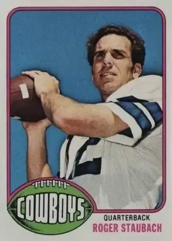 1976 Topps #395 Roger Staubach Football Card