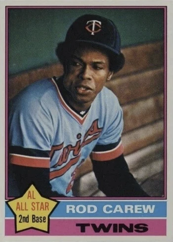 1976 Topps #400 Rod Carew Baseball Card