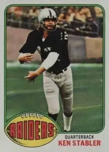 1976 Topps #415 Ken Stabler Football Card