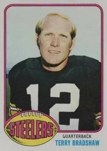 1976 Topps #75 Terry Bradshaw Football Card