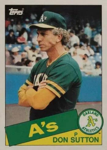 1985 Topps Traded #116T Don Sutton Baseball Card