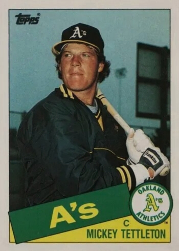 1985 Topps Traded #120T Mickey Tettleton Rookie Card