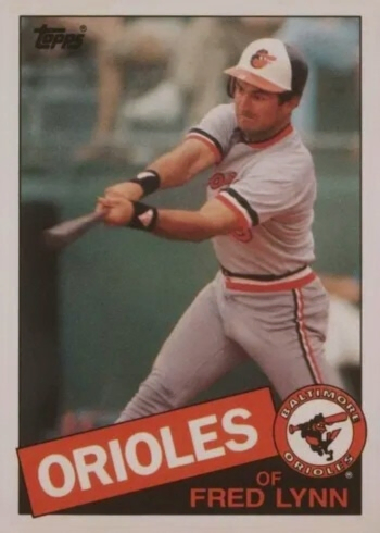 1985 Topps Traded #77T Fred Lynn Baseball Card